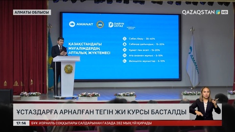 Алматы облысында ұстаздарға ЖИ курсы басталды