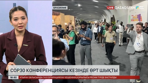 Бразилияда СОР 30 конференциясы кезінде өрт тұтанды