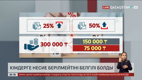  Кімдерге несие берілмейтіні белгілі болды