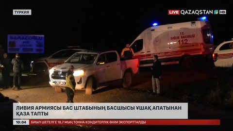 Ливия армиясы Бас штабының басшысы ұшақ апатынан қаза тапты