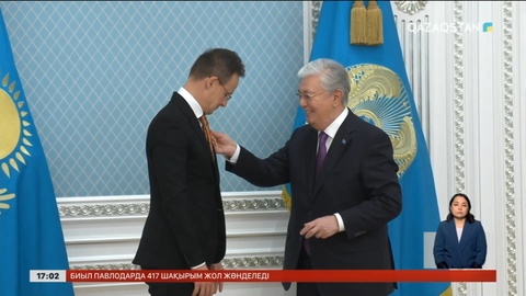 Президент Мажарстанның Сыртқы істер министрін қабылдады