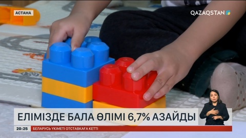 Елімізде бала өлімі 6,7 пайызға азайды