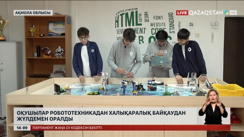 Көкшетаулық оқушылар халықаралық байқаудан жүлдемен оралды