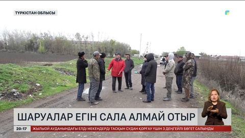 Түркістан облысында шаруалар егін сала алмай отыр