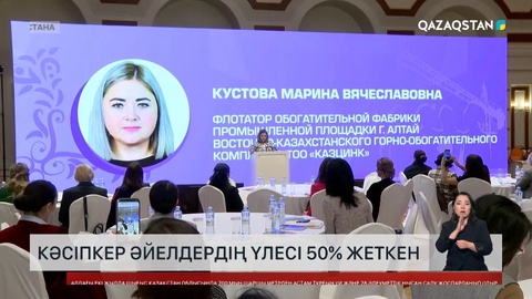 Қазақстанда кәсіпкер әйелдердің саны артып келеді