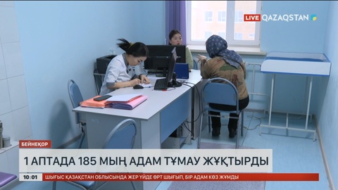 Бір аптада елде 185 мың адам тұмау жұқтырды