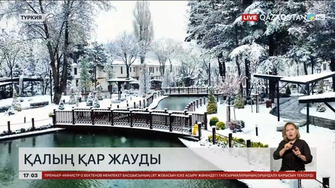 Түркияда қалың қар жауды