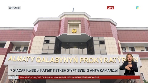 Алматыда бүлдіршінді қағып кеткен жүргізуші 2 айға қамалды