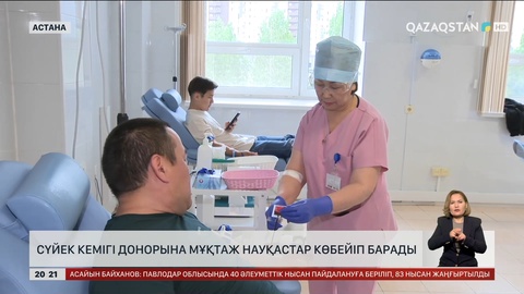 Сүйек кемігі донорына мұқтаж науқастар көбейіп барады