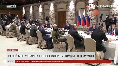 Украина мен Ресей арасындағы келіссөздер Түркияда өтуі мүмкін