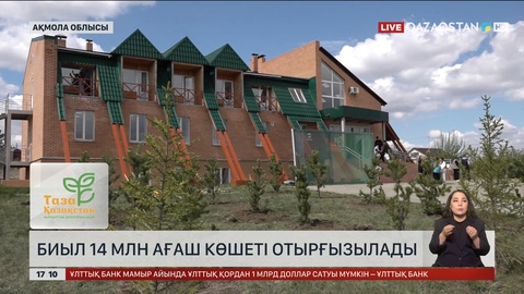 Ақмола облысына 14 млн ағаш егіледі