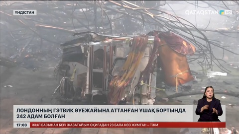 Үндістанда құлаған ұшақта 242 адам болған