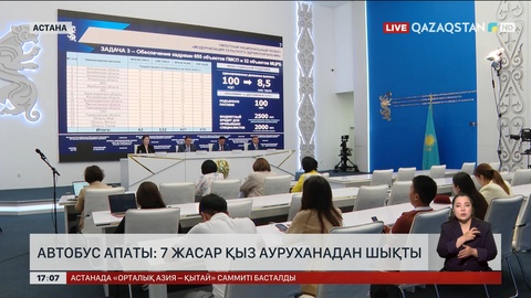 Екі аяғынан айырылған қыз бала ауруханадан шықты