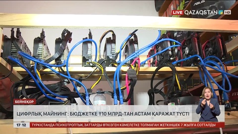 Цифрлық майнинг: Бюджетке 10 млрд-тан астам қаражат түсті
