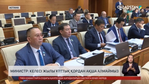 Министр: Биыл Ұлттық қордан ақша алмаймыз