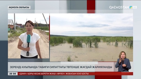 Зеренді ауылында жергілікті ауқымдағы табиғи сипаттағы төтенше жағдай жарияланды