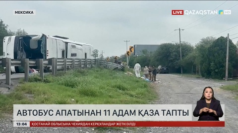 Мексикада автобус апатынан 11 адам қаза тапты