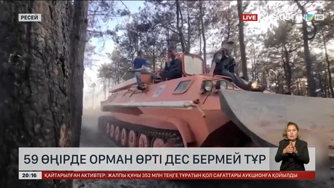 Ресейдің 59 өңірінде орман өрті дес бермей тұр