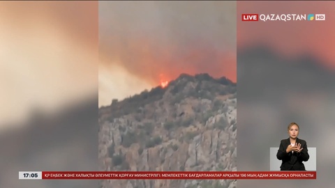 Өзбекстанда екі бірдей дала өрті тіркелді