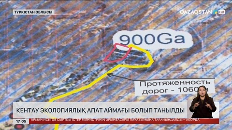 Кентау экологиялық апат аймағы болып танылды