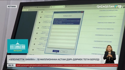 «Әлеуметтік әмиян»: 10 миллионнан астам дәрі-дәрмек тегін берілді