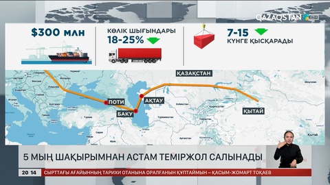 Елімізде 5 мың шақырымнан астам теміржол салынады