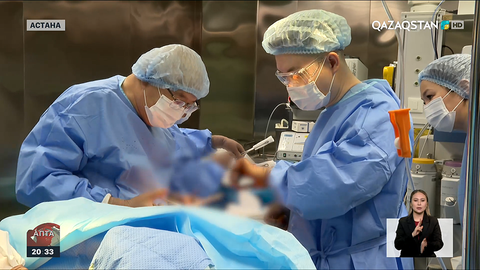 Астанада жүкті әйелдің миына ота жасалды