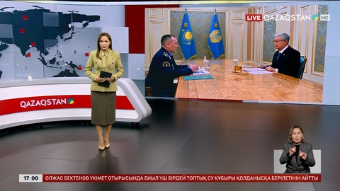 Президент Қорғаныс министрін қабылдады