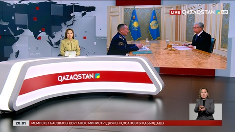 Президент Қорғаныс министрін қабылдады