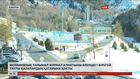  Испаниялық танымал журнал Шымбұлақ пен Медеуді жоғары бағалаған