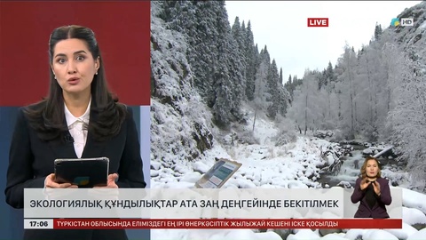Экологияны қорғау конституциялық деңгейде бекітіледі