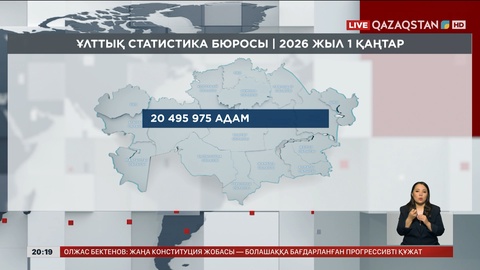 Қазақстанның халық саны 20,5 млн жетіп қалды