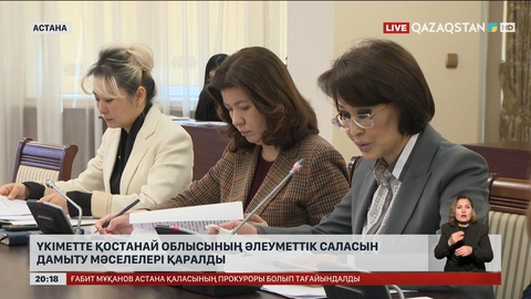 Үкіметте Қостанай облысының әлеуметтік саласын дамыту мәселелері қаралды 