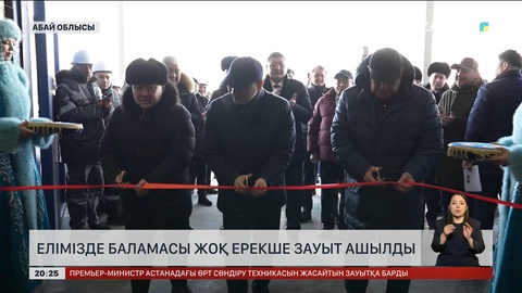 Елімізде баламасы жоқ ерекше зауыт ашылды