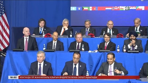 Президент Бейбітшілік кеңесінің алғашқы отырысында сөз сөйледі