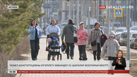 Үкімет Конституцияны ілгерілету жөніндегі іс-шаралар жоспарын бекітті