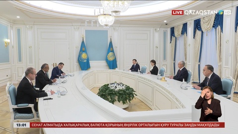 Президент ДДСҰ бас директорымен кездесті