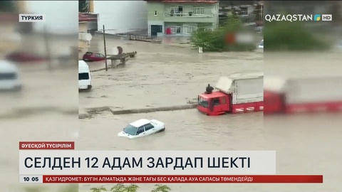 Түркияда селден 12 адам жараланды