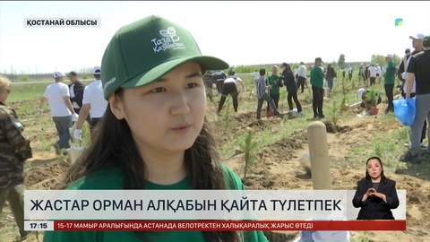 Қостанай облысында орман алқабын түлете бастады