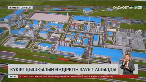 Жамбыл облысында күкірт қышқылын өндіретін зауыт ашылды