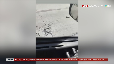Астана-Павлодар ақылы жолында бетон жабыны көтеріліп кетті