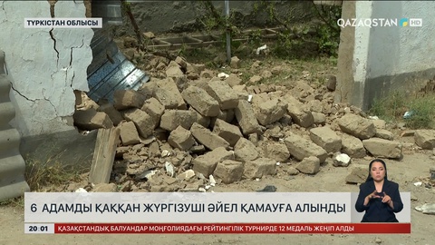 Арыс қаласында 6 адамды қаққан жүргізуші әйел қамауға алынды