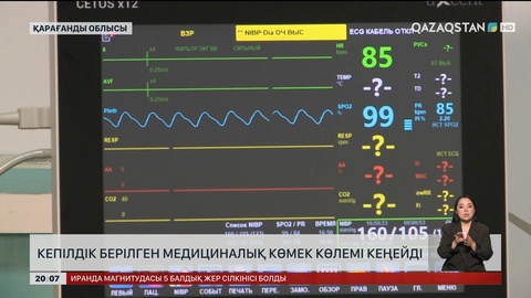  Кепілдік берілген медициналық көмек көлемі кеңейді