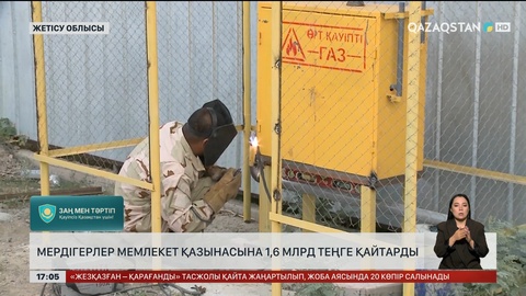 Жетісу облысында мердігерлер мемлекет қазынасына 1,6 млрд теңге қайтарды