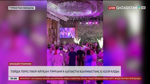 Тойда теріс пікір айтқан тұрғынға қатысты қылмыстық іс қозғалды