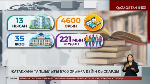 Жатақхана тапшылығы 5700 орынға дейін қысқарды
