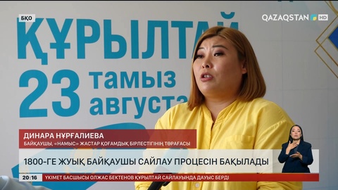 1800-ге жуық байқаушы сайлау процесін бақылады