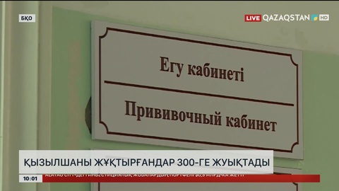 БҚО-да 300-ге жуық адам қызылша жұқтырған