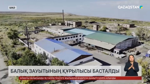 Зайсан көлінің жағасына балық зауытын сала бастады