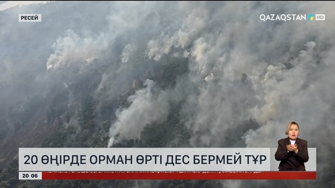  Ресейдің 20 өңірінде орман өрті дес бермей тұр